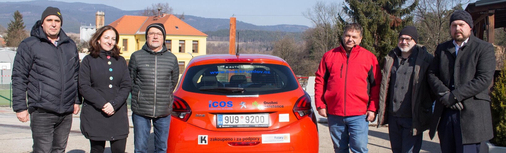 Ze křtu jednoho z našich vozidel, které bylo pořízeno za výrazné podpory Rotary clubu a dalších dárců